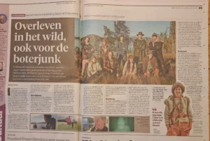 Daan in het AD over Alone