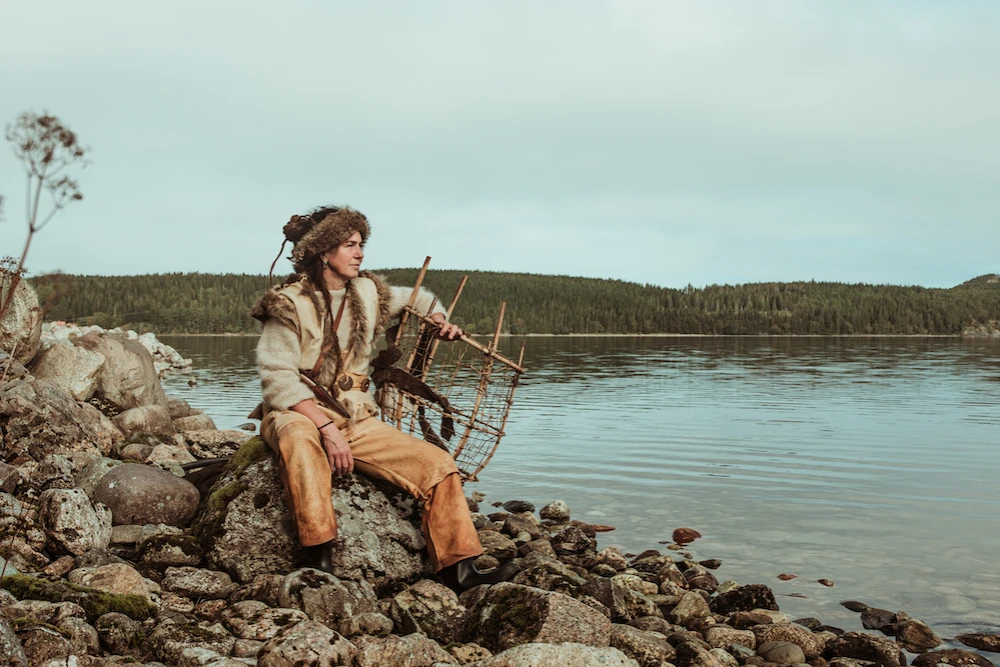 Daan Timmers in het tv programma ALONE