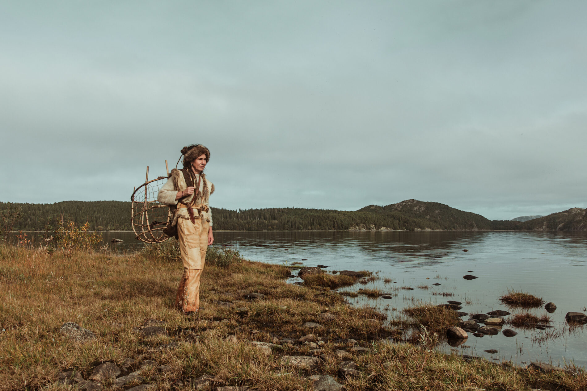 Daan Alone in de storm en relaxed blijven